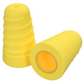 Plugfones ComforTwist Series PRP-FY10 Replacement Plugs, 23 dB NRR, Foam Ear Plug, Yellow Ear Plug