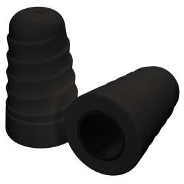 Plugfones ComforTwist Series PRP-FB10 Replacement Plugs, 23 dB NRR, Foam Ear Plug, Black Ear Plug