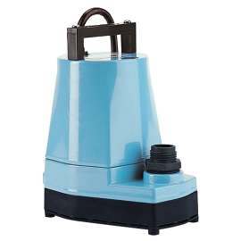 Little Giant 505005 Submersible Utility Pump, 115 V, 1 in Outlet, 1200 gph