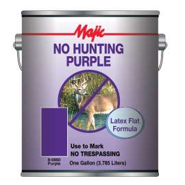 Majic Paints 8-0860-1 Marking Paint, Flat, Purple, 1 gal, Pail