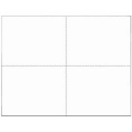 DOCUPRINT FORMS & SIGNS 4 OUTDOOR W-55425 Outdoor Sign, White Background, 6 mil Thick Dimensions