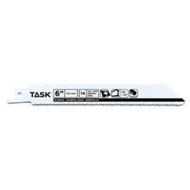 Task T22211B Reciprocating Saw Blade, 9 in L, 6 TPI