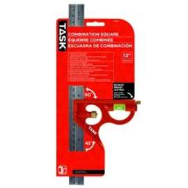 Task T58303 Head Combination Square, 16 in L Blade, SAE Graduation, Steel Blade