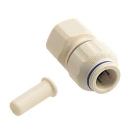 Boshart PTL-FA0305 Twistloc Adapter, 3/8 x 1/2 in, CTS x FPT, White, 250 psi Pressure