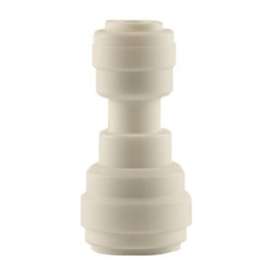 Boshart PEQC-C0604 Reducing Pipe Coupling, 3/8 x 1/4 in, Polyethylene, 250 psi Pressure