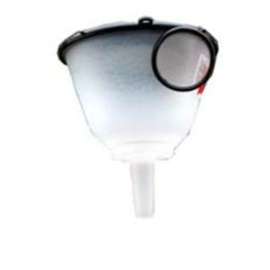 DYNALINE C30150 Anti-Splash Funnel, 24 oz Capacity, Polyethylene, Clear