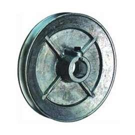 Dynaline 55419 Die-Cast Pulley, 3/4 in Bore, 4 in OD, 1-Groove, 3L, 4L Belt, Aluminum