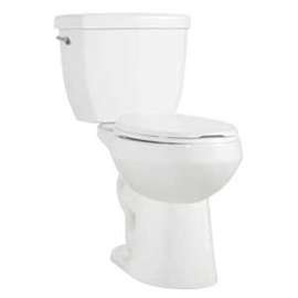 Craft + Main TT-8296-WL Two-Piece Toilet, Elongated Bowl, 3.8 lpf Flush, 12 in Rough-In, 17 in H Rim, Vitreous China