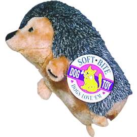 Aspenpet 07610 Dog Toy, L, Hedgehog, Synthetic Fabric, Multi-Color