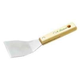 Richard S-3-B Bent Chisel Scraper, 3 in W Blade, Chisel Blade, HCS Blade, Hardwood Handle