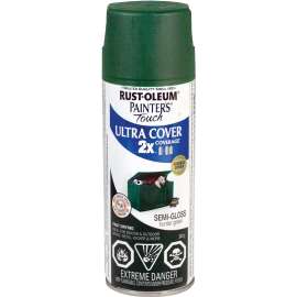 Painter's Touch Ultra Cover 262395 Enamel Spray Paint, Semi-Gloss, Hunter Green, 340 g