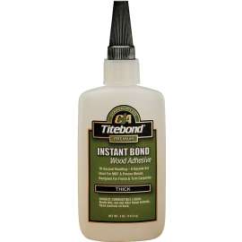 Titebond 6222 Wood Glue, Clear, 4 oz Bottle
