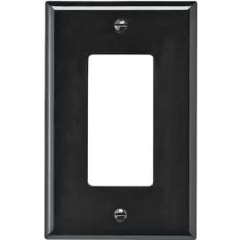 Eaton Wiring Devices PJ26B Wallplate, 4.87 in L, 3.12 in W, 1 -Gang, Polycarbonate, Brown, High-Gloss