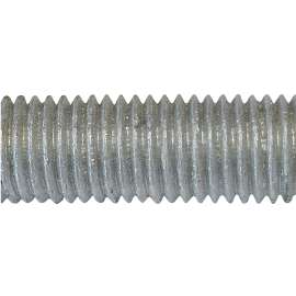 PFC TR-1005 Threaded Rod, 5/8-11 in Thread, 6 ft L, A Grade, Carbon Steel, Galvanized, NC Thread