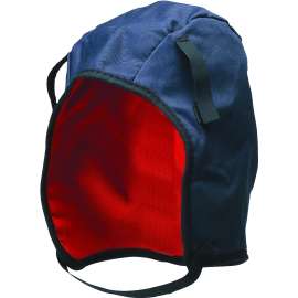 SAFETY WORKS 10062497 Winter Liner, Universal, Nylon, Blue, Hook-and-Loop Attachment