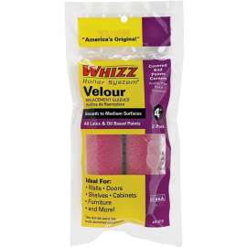 WHIZZ 51016 Paint Roller Cover, 3/16 in Thick Nap, 6 in L, Velour Cover, Purple