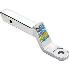 REESE TOWPOWER 7034411/7034400 Ball Mount Bar with Interlock, 1 in Dia Hitch Ball, Chrome