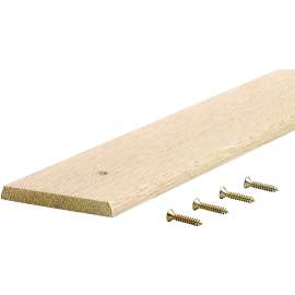 M-D 85100 Seam Binder, 72 in L, 3 in W, Smooth Surface, Oak Wood, Unfinished