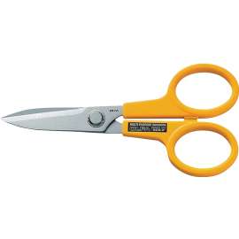 OLFA 9766 Scissor, 7 in OAL, 5 in L Cut, Stainless Steel Blade, Symmetrical Handle