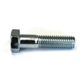 Reliable HC2Z141B Hex Bolt, 1/4-20 Thread, 1 in OAL, 2 Grade, Steel, Zinc, Coarse, Partial Thread