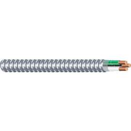 Southwire Armorlite 68580023 Armored Cable, 12 AWG Cable, 2 -Conductor, Copper Conductor, PVC Insulation