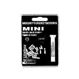 Littelfuse 00940363ZP Mini Emergency Fuse Kit, Fast Acting Fuse, 32 VAC/VDC, 5 to 30 A