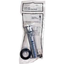 ProSource TW0916 Lavatory Plug, Pull-Out, Chrome