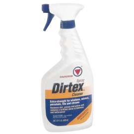 Dirtex 10763 Cleaner, 22 oz Bottle, Liquid, Ammonia, Clear