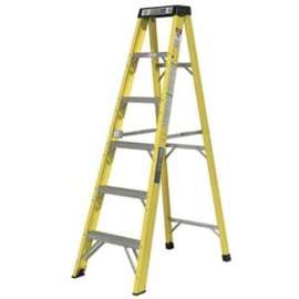 Louisville LP-90897 Step Ladder, 300 lb, Type 1A Duty Rating, Fiberglass