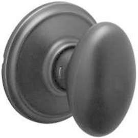 Schlage Siena Series F170 SIE 716 Dummy Door Knob with Wakefield Trim, Aged Bronze