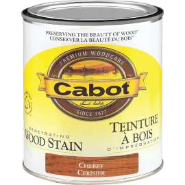 Cabot 8100 Series 8124C Oil Wood Stain, Cherry, Liquid
