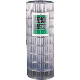 Rangemaster 7752 Welded Utility Fence, 50 ft L, 36 in H, 2 x 4 in Mesh, 14 Gauge, Galvanized