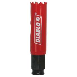 Diablo DHS0875 Hole Saw, 7/8 in Dia, 2-3/8 in D Cutting, 3/8 in Arbor, Bi-Metal Cutting Edge