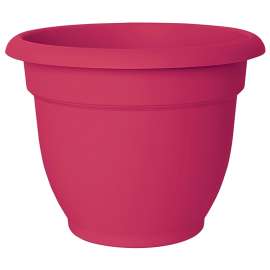 Bloem Self-Watering Planter, 1 gal Capacity, 8 in Dia 8-3/4 in Top x 5 in Base W x 8.8 in H, Resin