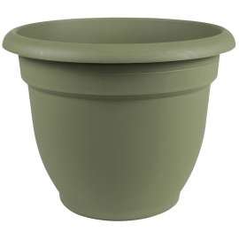 Bloem 20-56406 Self-Watering Planter, 6 in Dia, 6-1/2 in W, Round, Plastic, Living Green