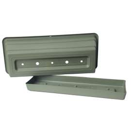 Bloem Dura Cotta DCBT24-42 Window Box Planter, 24 in W, Rectangular, Plastic, Living Green