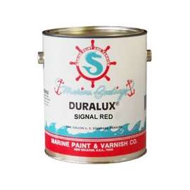 Duralux M728-1 Marine Enamel, High-Gloss, Signal Red, 1 gal Can