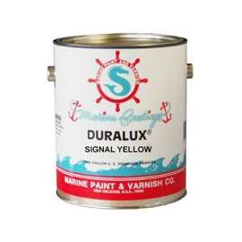 Duralux M744-1 Marine Enamel, High-Gloss, Signal Yellow, 1 gal Can