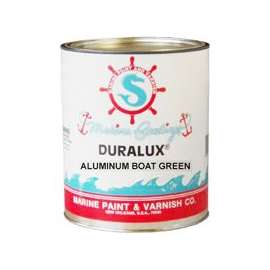 Duralux M736-4 Marine Boat Paint, Semi- Flat, Green, 1 qt Can