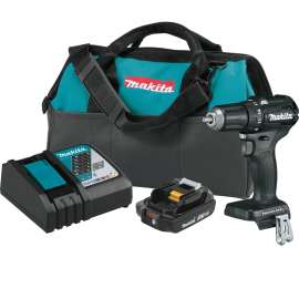 Makita LXT XFD11R1B Drill/Driver Kit, Battery Included, 18 V, 2 Ah, 1/2 in Chuck, Keyless Chuck