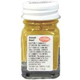 TESTORS 1144TT Enamel Paint, Metallic, Gold, 0.25 oz, Bottle