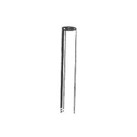 Stephens Pipe & Steel PR40408 Terminal Post, 2-3/8 in W, 8 ft H, 17 Thick Material, Metal, Galvanized