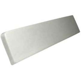 Foremost WW19L Left Handed Side Splash, 19 in OAL, 3-1/2 in OAW, 3/4 in OAH, Marble, White