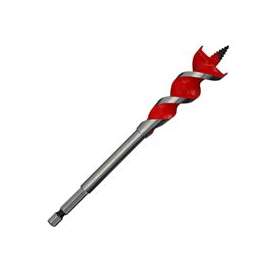 Milwaukee 48-13-0048 Auger Drill Bit, 1/2 in Dia, 6-1/2 in OAL, 1/4 in Dia Shank, Hex Shank