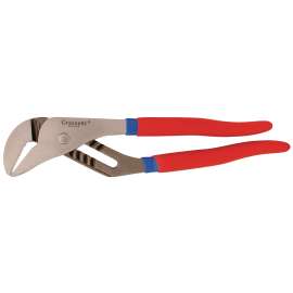 Crescent R212CV Tongue and Groove Plier, Steel Alloy Jaw, 12 in OAL, Red Handle