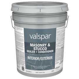 Valspar 2935 Series 024.0002935.008 Masonry and Stucco Sealer and Conditioner, Clear, Liquid, 5 gal Pail