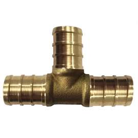 Waterline 1425108 Pipe Tee, 3/4 in, Brass