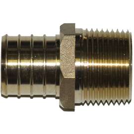 Waterline 1444064 Pipe Adapter, 3/4 x 1/2 in, PEX x MPT
