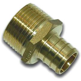 Waterline 1444066 Pipe Adapter, 3/4 in, PEX x MPT