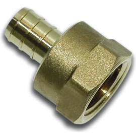 Waterline 1445244 Non-Swivel Pipe Adapter, 1/2 in, PEX x FPT